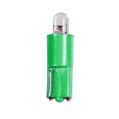 Izzó 12V  Üvf.3mm LED zöld 5db (T3) Lampa58486