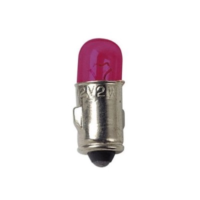 Izzó 12V  2W BA7s  Piros 2db/bliszt. Lampa58333