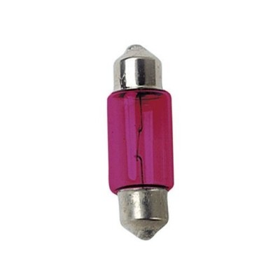 Izzó 12V 10W Soffita Piros japán 2db/bliszt. Lampa58353