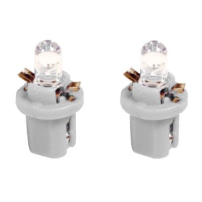 Izzó 12V műszerfalizzó LED 2db (B8,5D) fehér Lampa58494