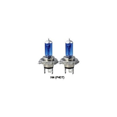 Izzó 12V H4  60/55W P43t Xenon kék 2db/bliszter E-jelű