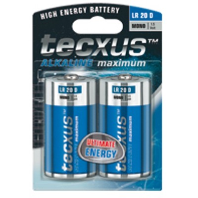 Elem alkáli, góliát (D) 1,5V TECXUS LR20 2db