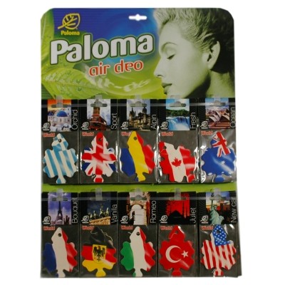 Illatosító Paloma World 60db vegyes tábl.display