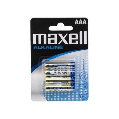 Elem ceruza 1.5V (AAA) alkáli LR03 Maxell 4db 18721