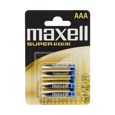 Elem ceruza 1,5V superalkáli (AAA)LR03 Maxell4db 16430