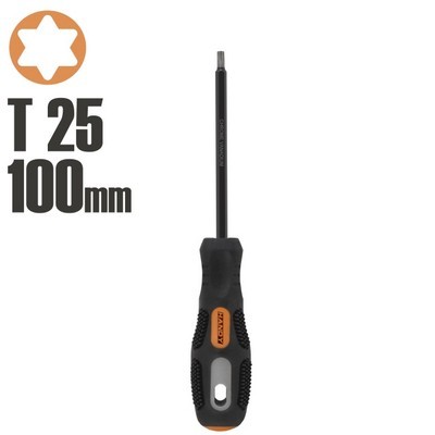 Csavarhúzó 100mm torx T25 króm-van. Handy Tools 10689