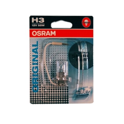 Izzó 12V H3  55W PK22s Original Osram 64151-01B