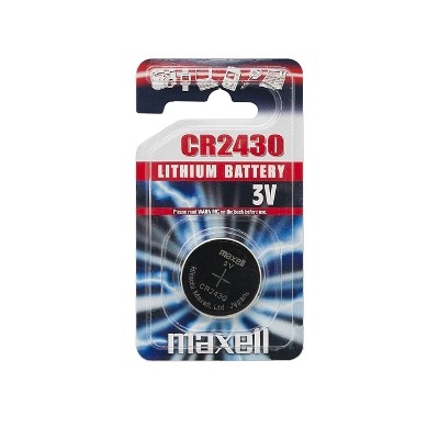 Elem gomb 3V lítium CR2430 Maxell 1db 18747