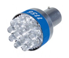 Izzó 12V  BA15s 12LED fehér Alpin81254 (21W)