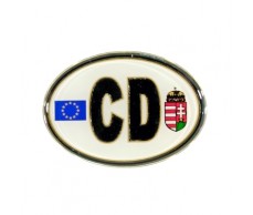 Embléma F&F CD /diplomata/ csillag+cimer fehér ovál