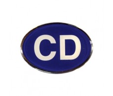 Embléma F&F CD /diplomata/ kék ovál