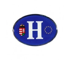 Embléma F&F H betű csillag+címer kék ovál