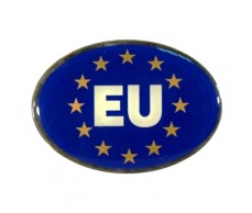 Embléma F&F EU körbe csillag kék ovál  F2234