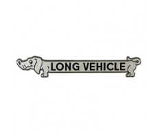 Embléma felirat Long Vehicle kutya (HR14905)     F1194