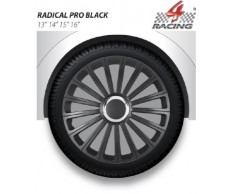 Dísztárcsa (16) Argo Radical Pro Black 4db-os garnitúra
