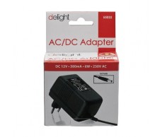 Adapter 230V 12V DC 500mA Delight 55032