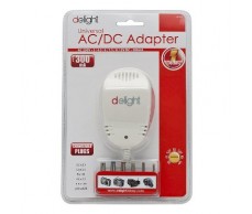 Adapter 230V 3-12V DC 300mA Delight 55033